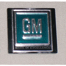 Seat Belt Button Sticker Each "GM Mark of Excellence" 67-72 Chevy/GMC Truck