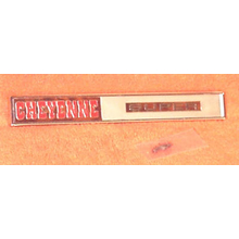 1971 "Cheyenne Super" Truck Glove Box Emblem