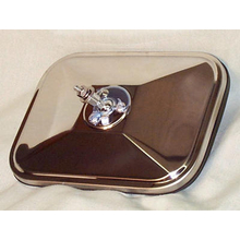 1967-70 Rectangle Mirror Head Stainless Steel (Each) - Chevy/GMC Truck